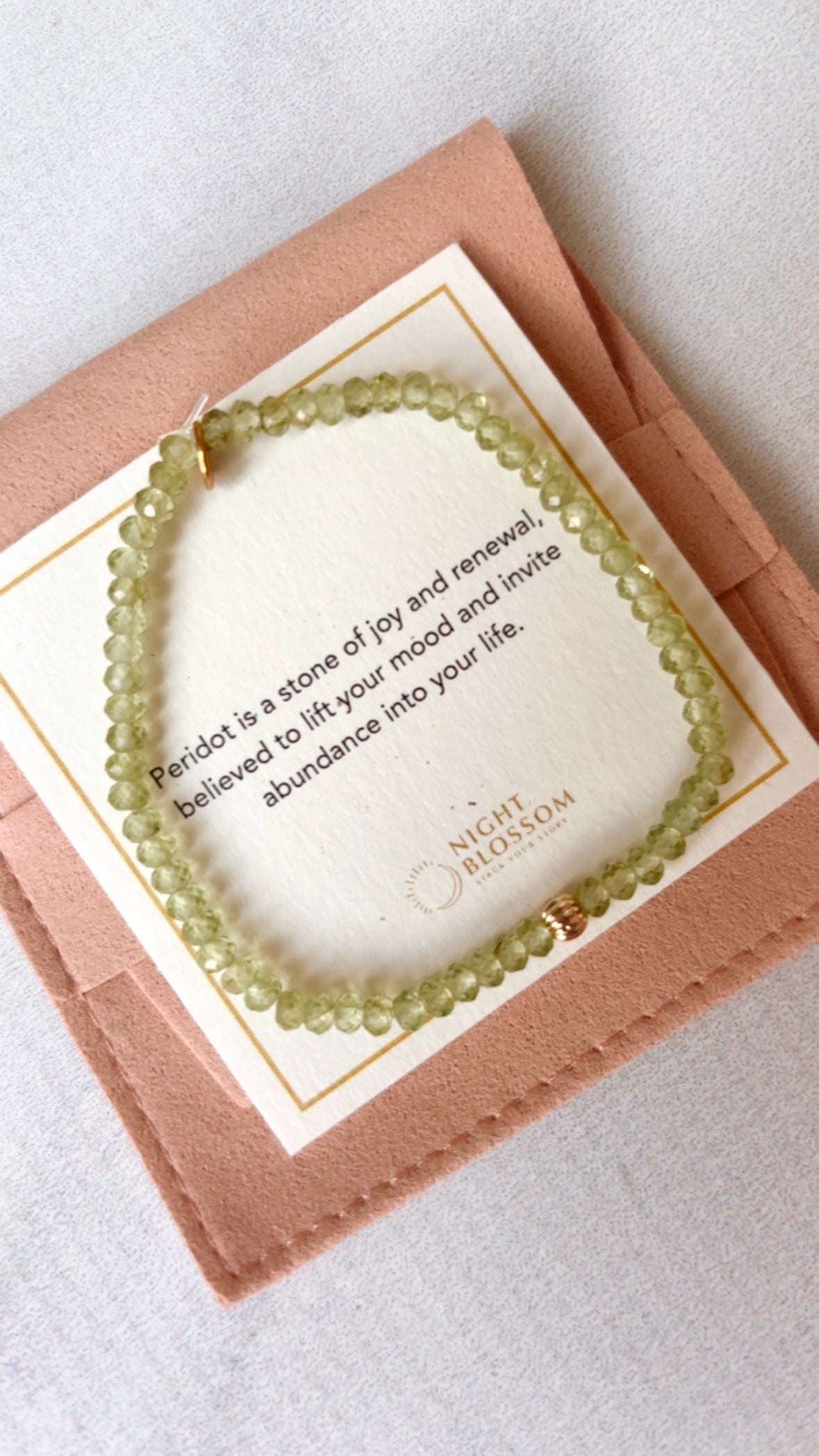 Spring Crystal Bracelet | Gold-Filled Accent