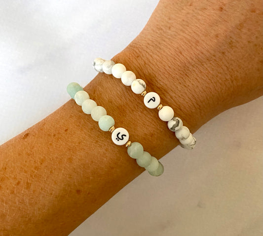 Arabic single initial bracelet