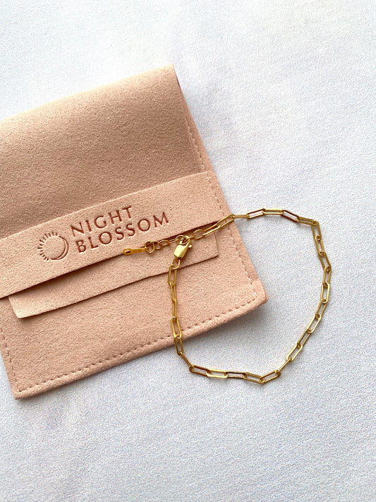 Paper clip bracelet