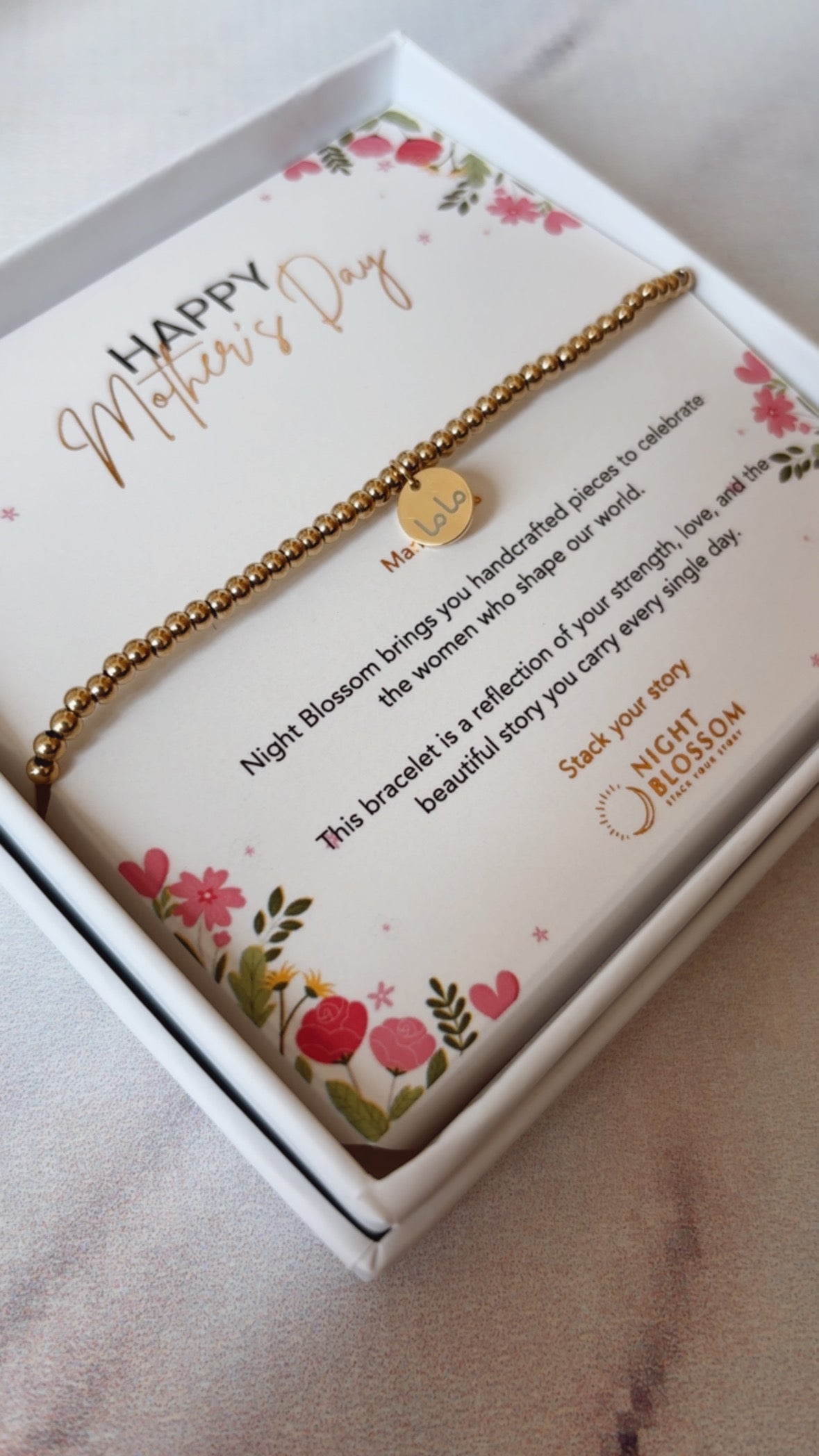 Mother's Day - Gold charm Bracelets