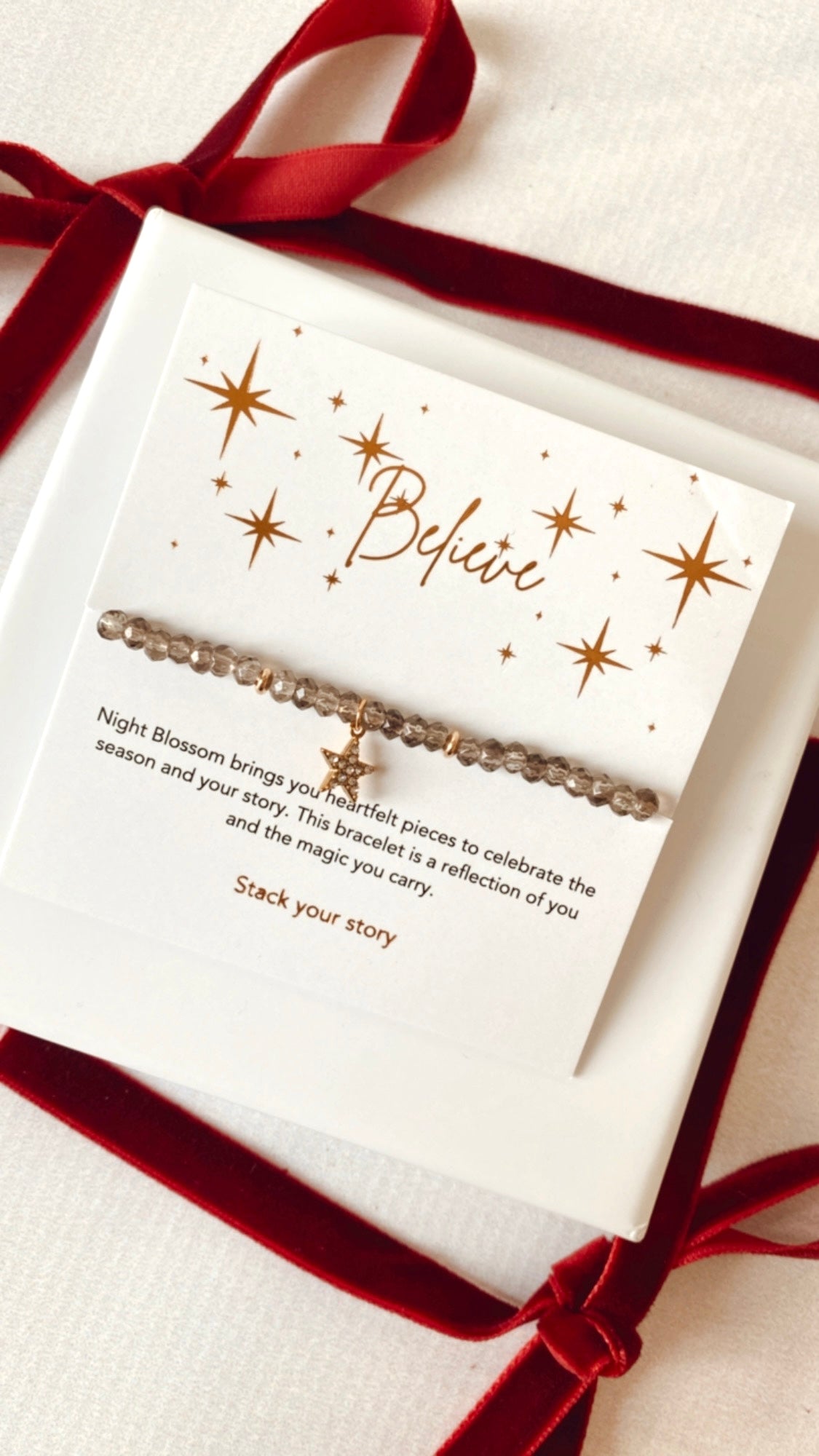Believe star bracelet