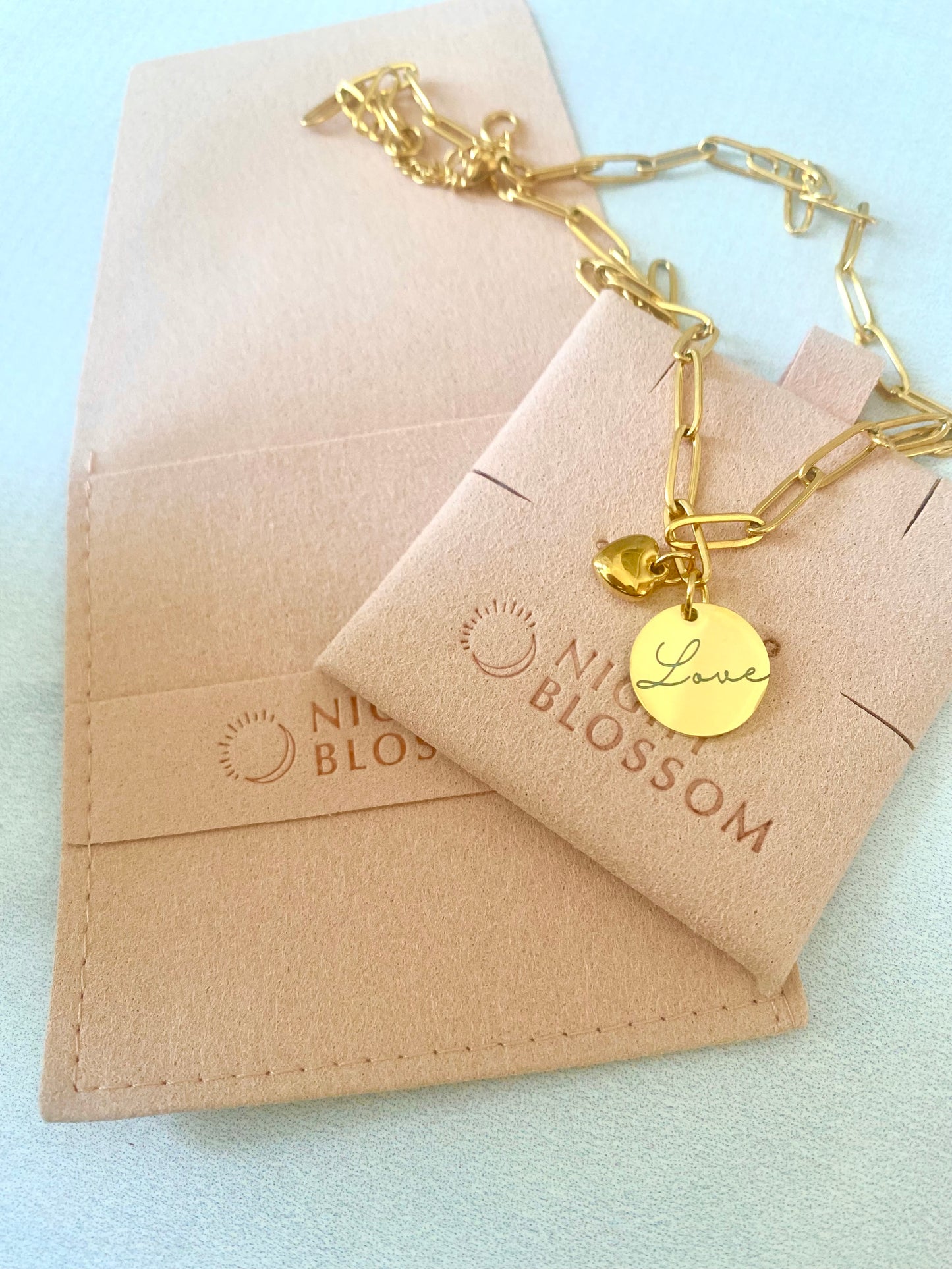 Paperclip Word necklaces
