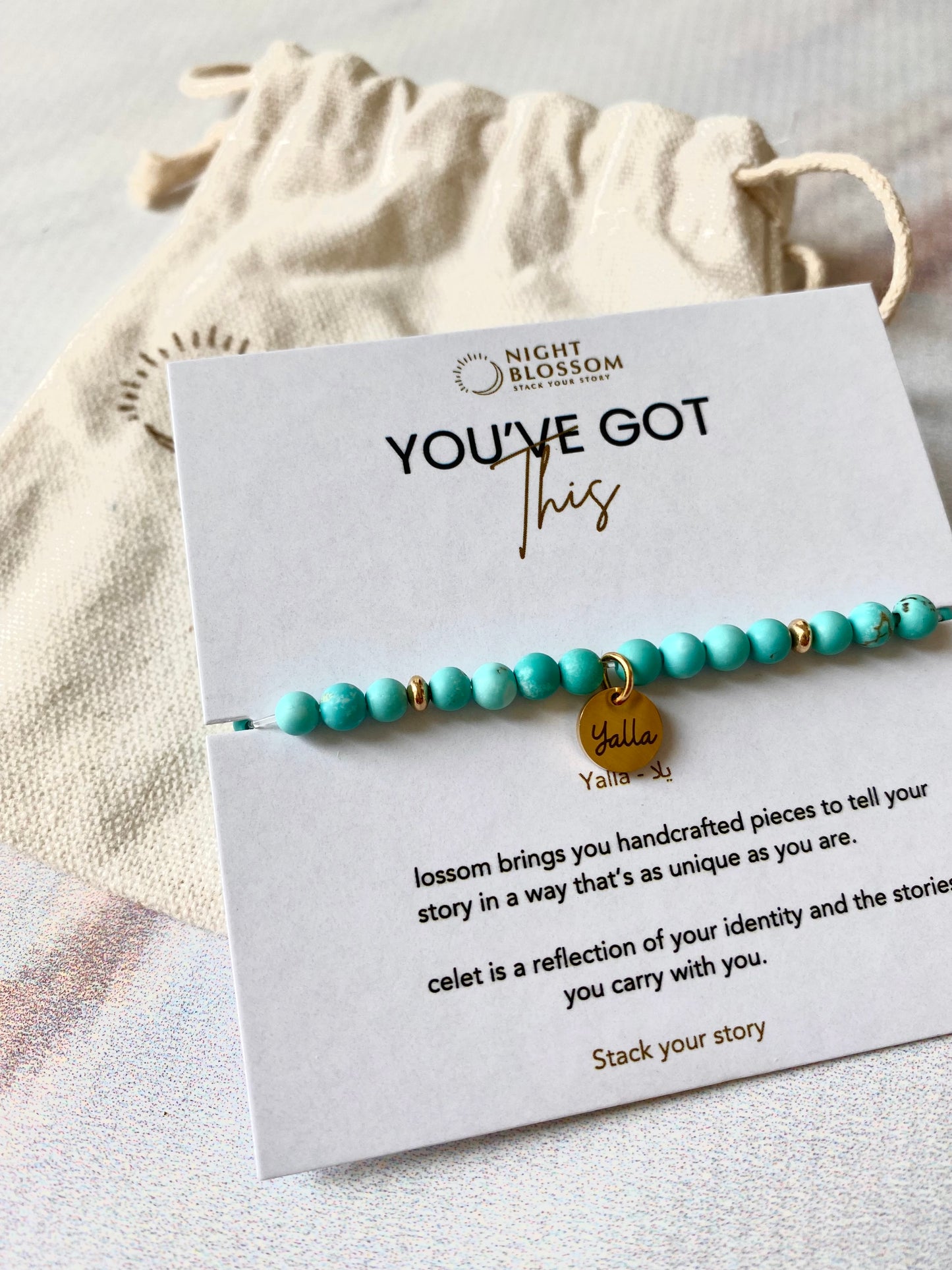 You've got this charm bracelet