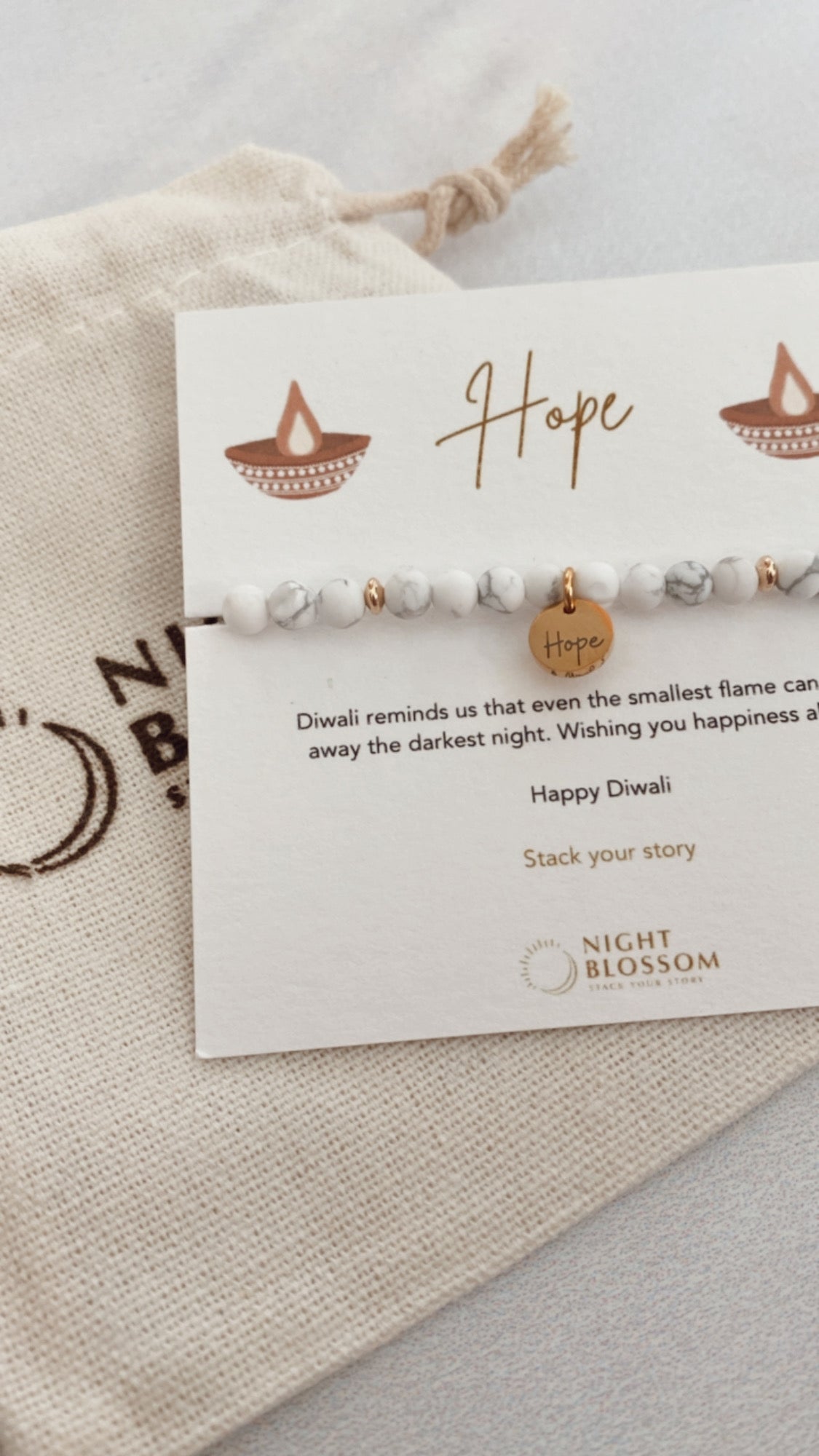 Diwali charm bracelet