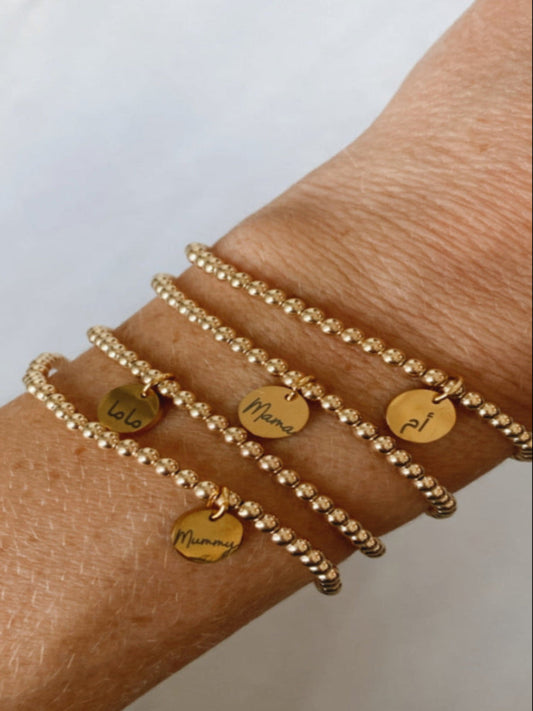 Mother charm bracelet