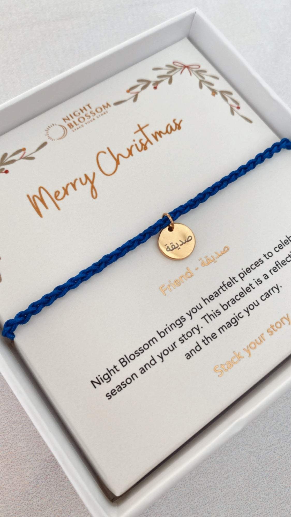 Festive charm bracelet