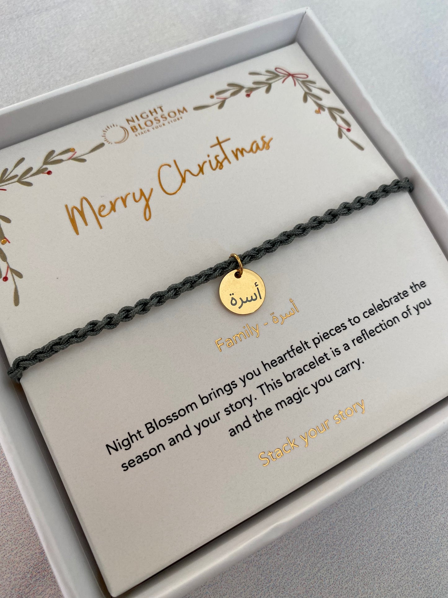 Festive charm bracelet