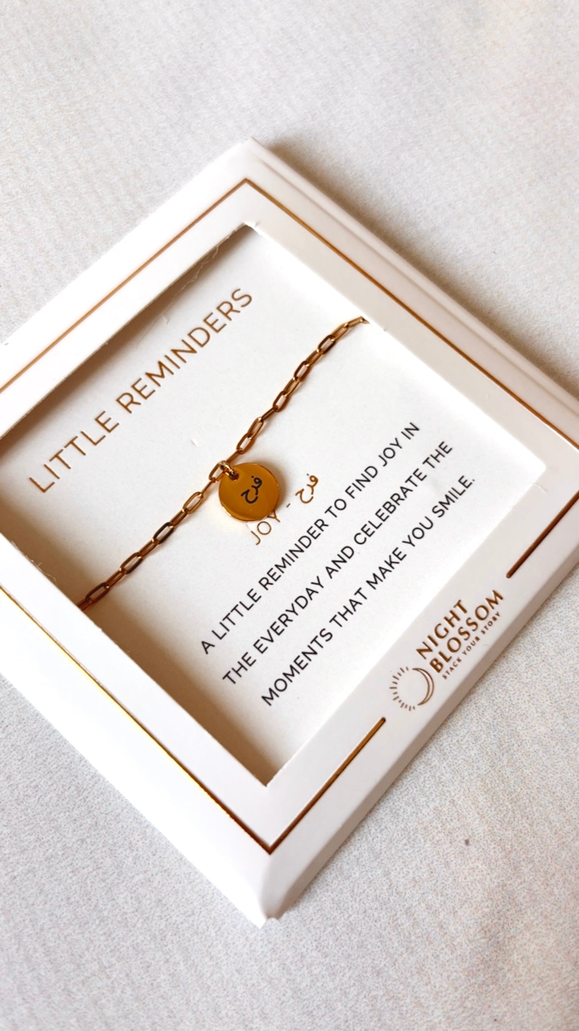 Little Reminders - Paperclip Charm Bracelet