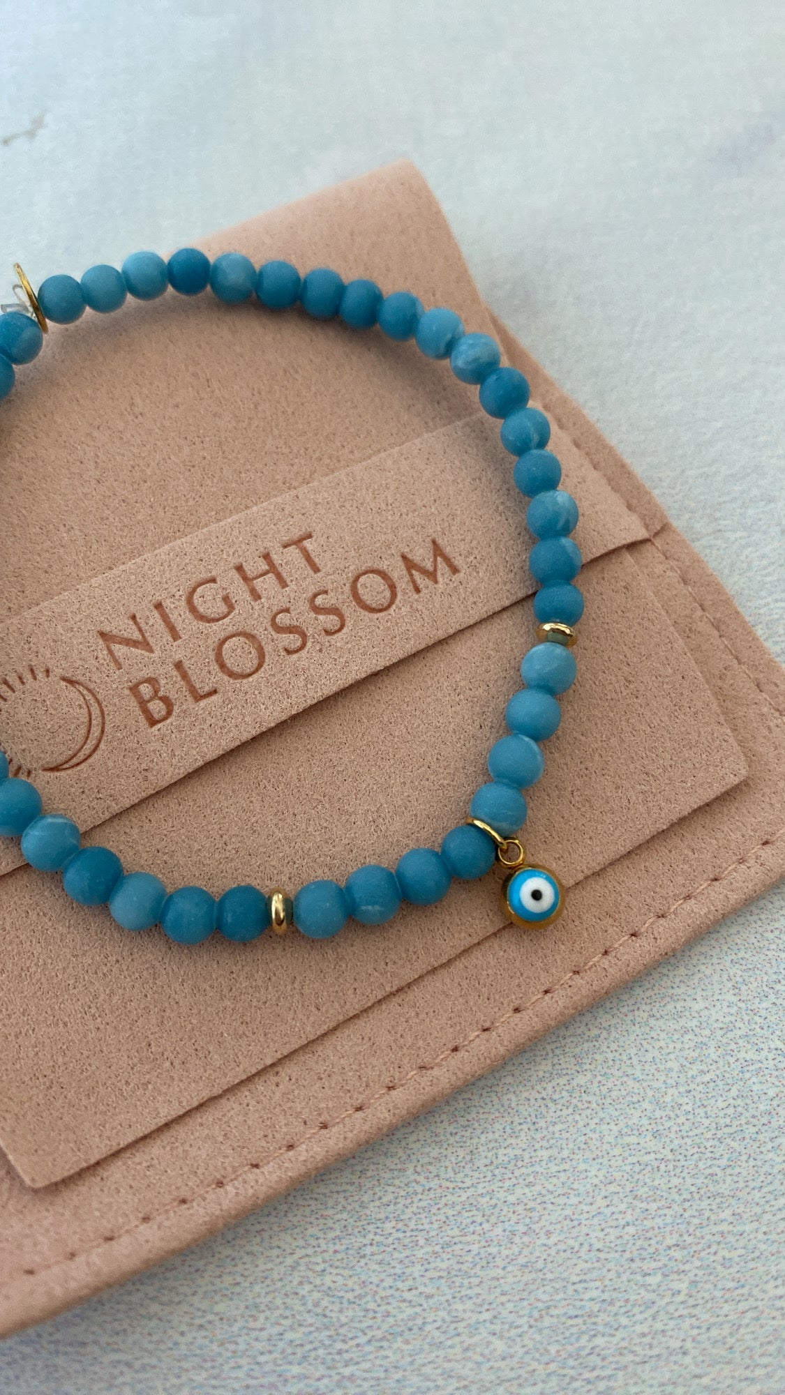 Mini eye charm bracelet