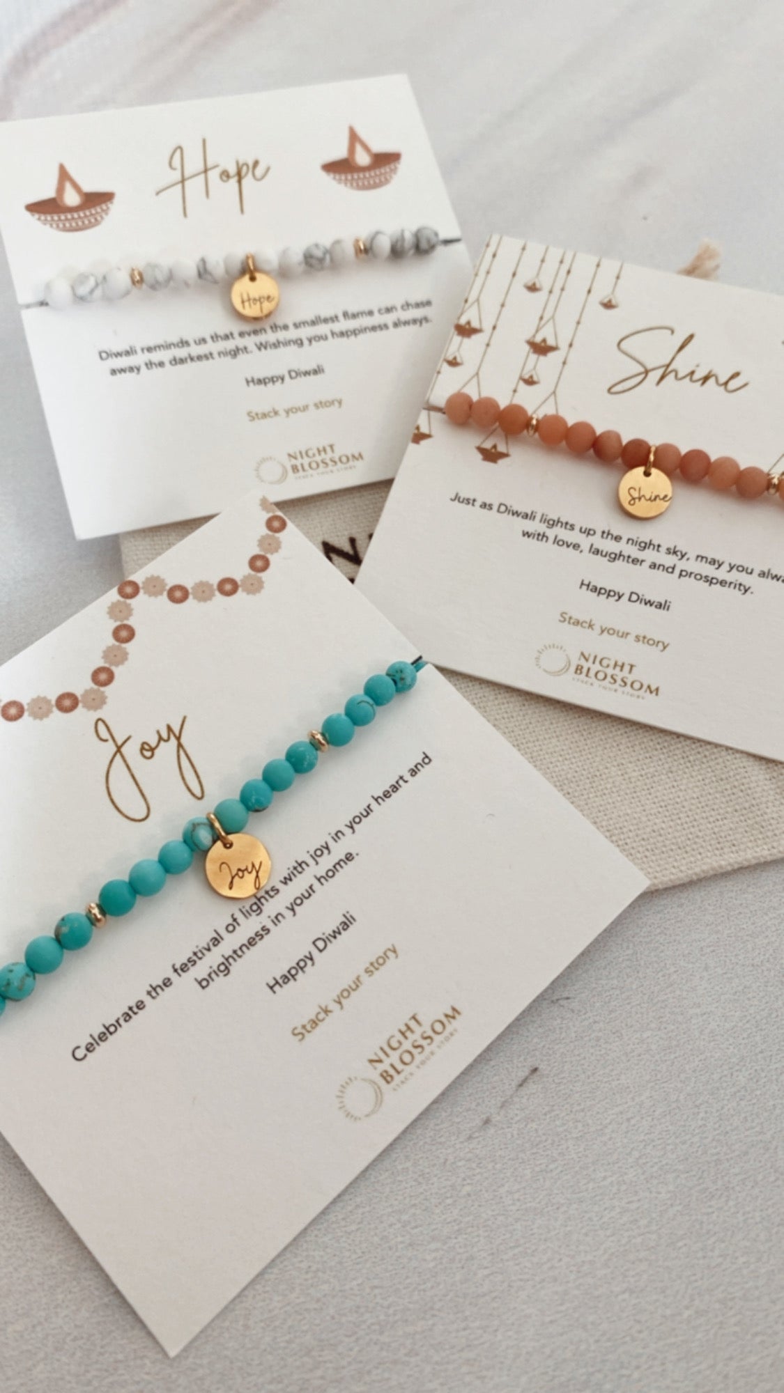 Diwali charm bracelet