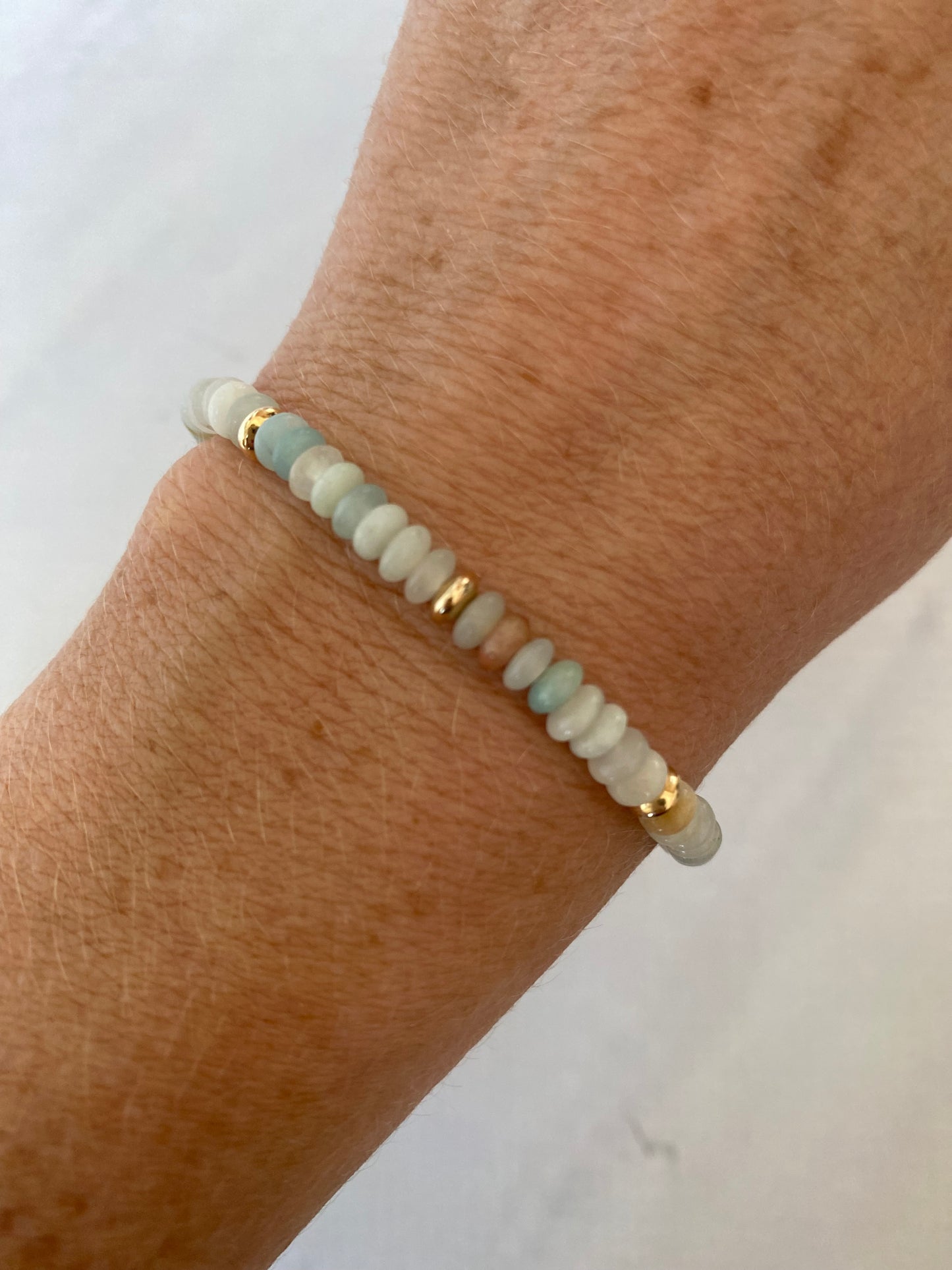 Mini amazonite 'sweetie' bracelets