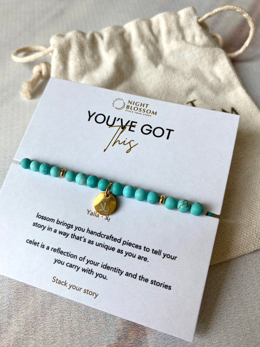 You've got this charm bracelet