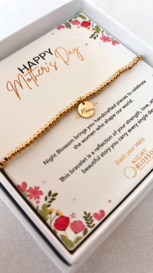 Mother's Day - Gold charm Bracelets