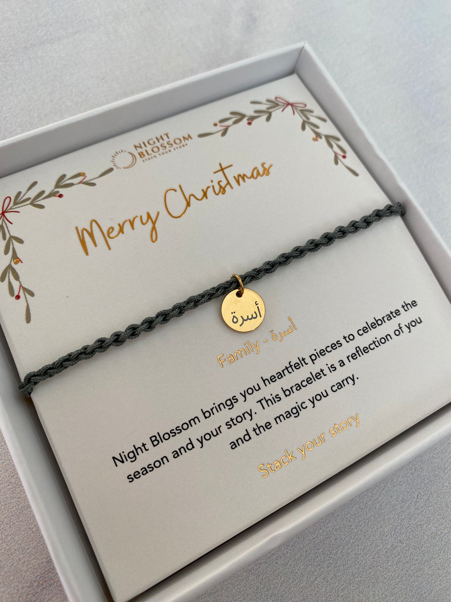 Festive charm bracelet