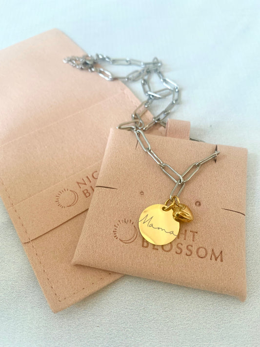 Paperclip Word necklaces