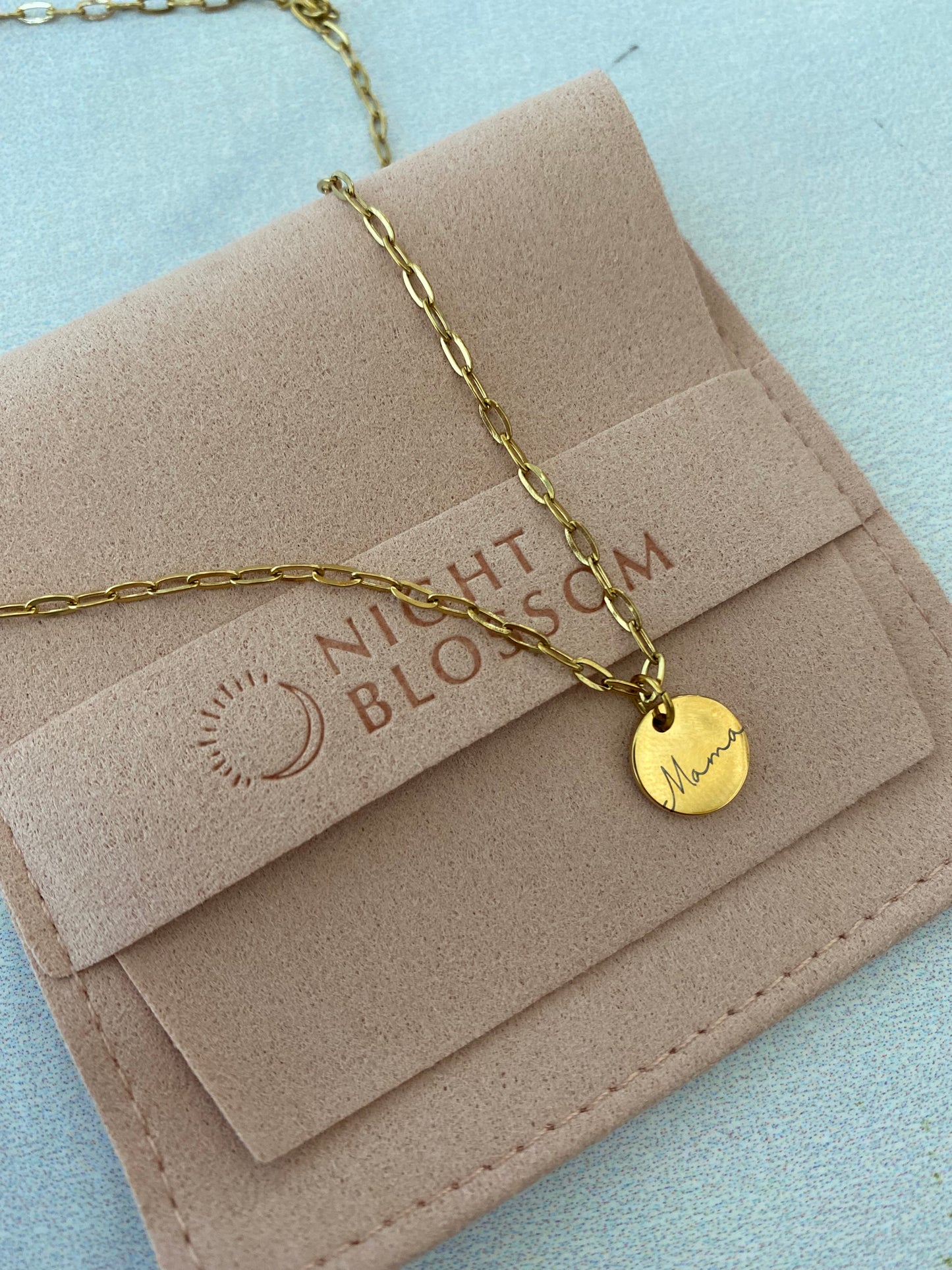 Waterproof paperclip charm necklaces