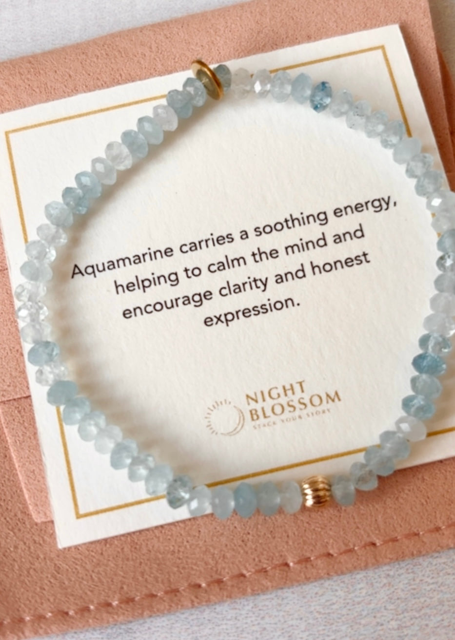 Spring Crystal Bracelet | Gold-Filled Accent