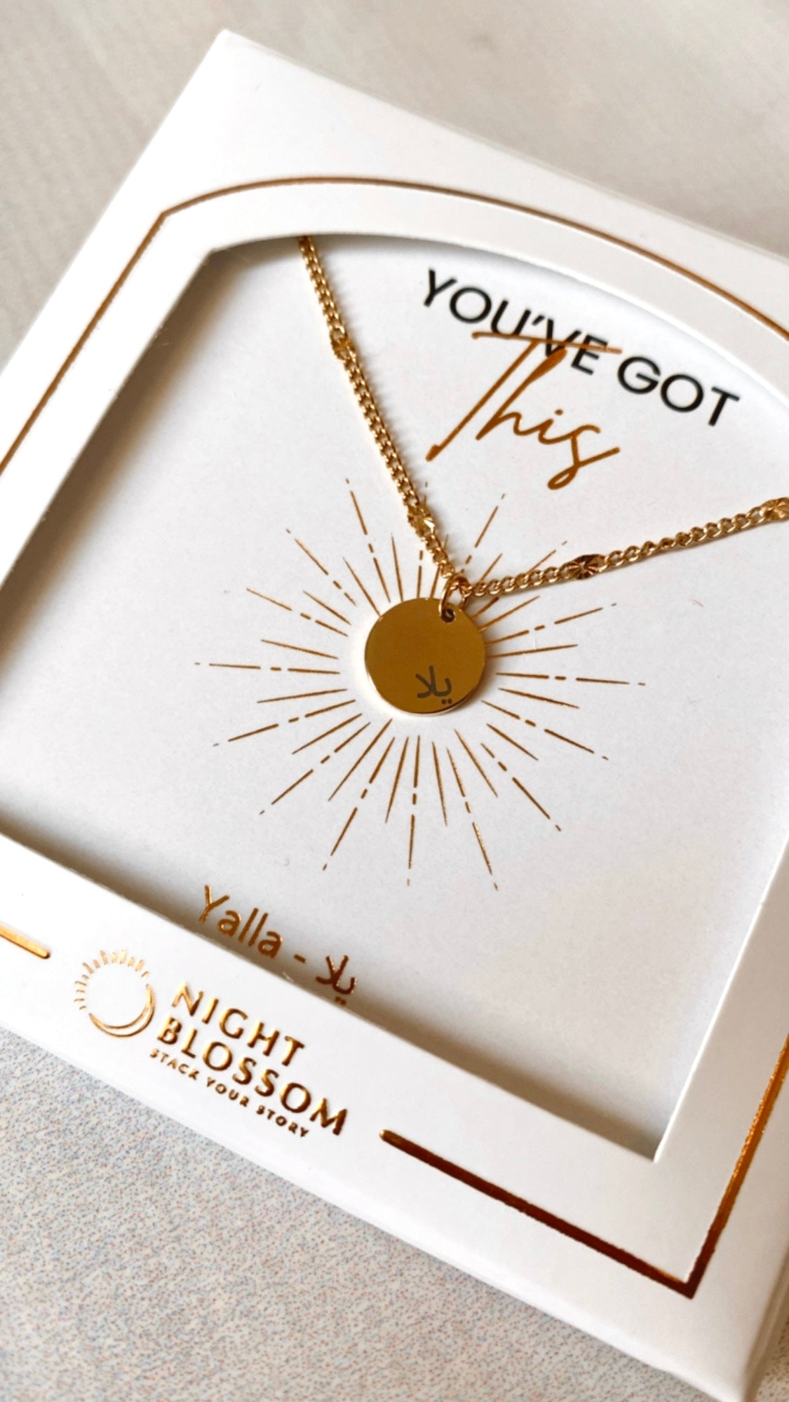 Affirmation necklaces