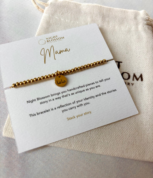 Mother charm bracelet