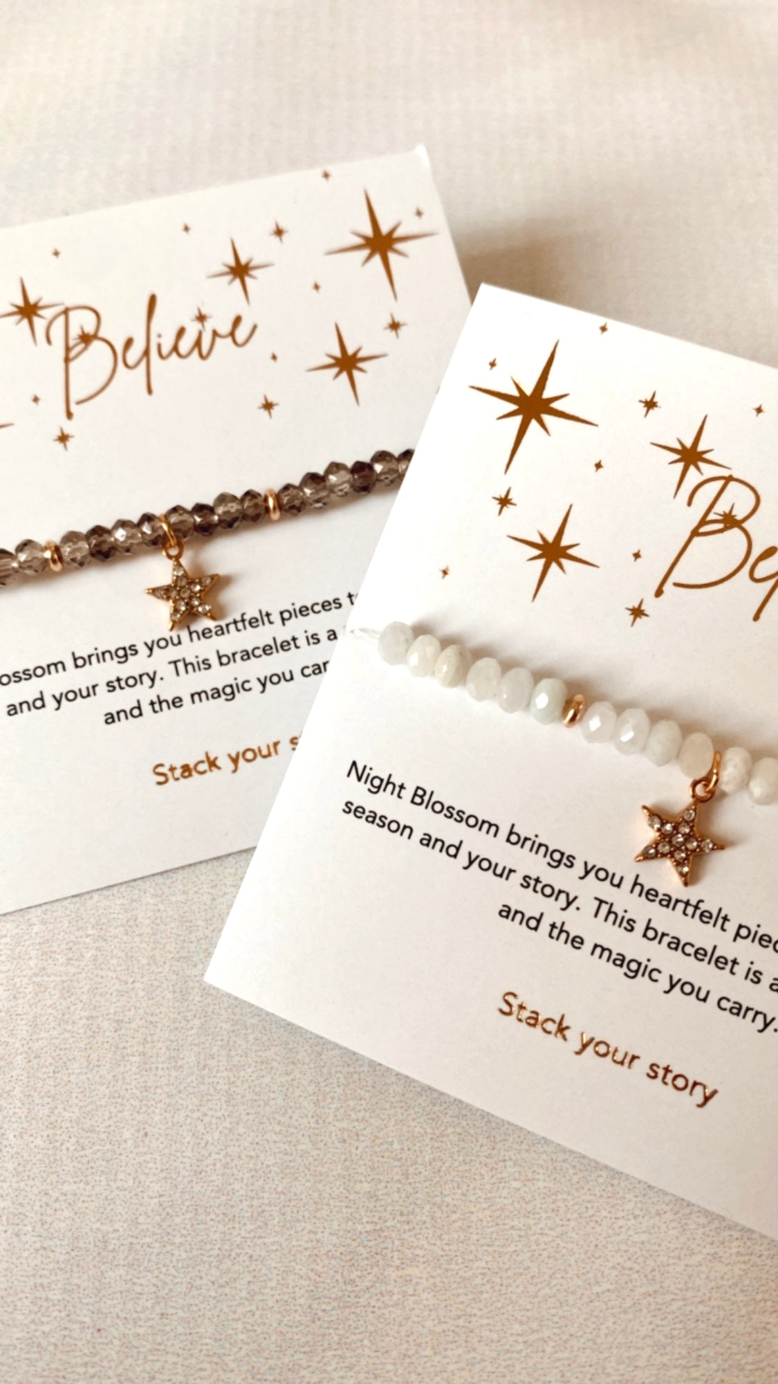 Believe star bracelet