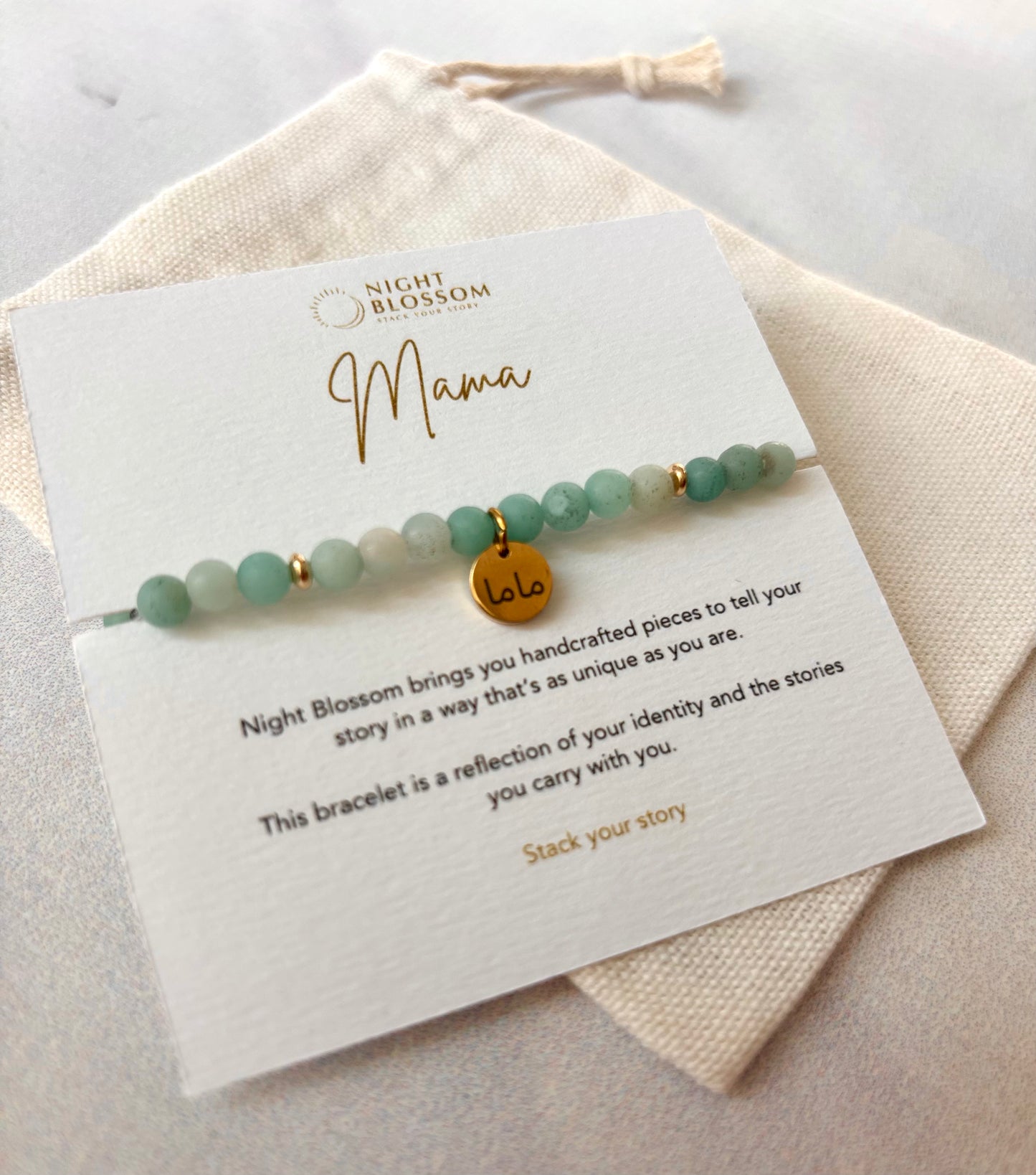 Mama charm bracelet