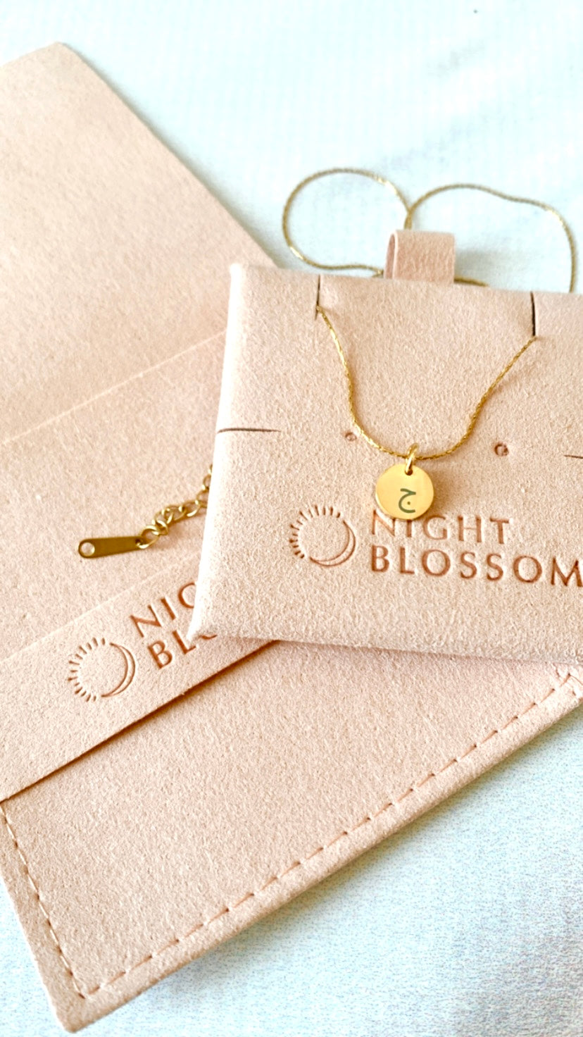 Mini initial necklaces