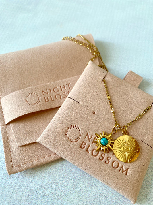 Summer eye necklace