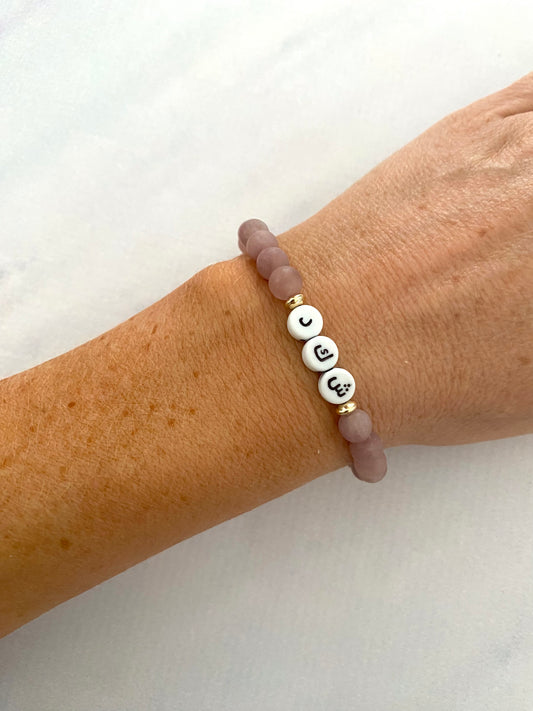 Arabic 'gratitude' bracelet