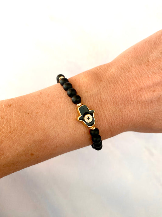 Black Hand of Fatima bracelet