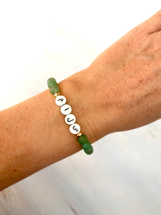 Arabic 'peace' bracelet